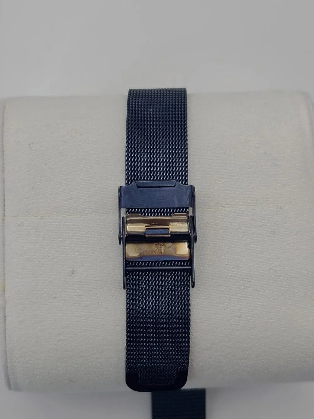 Bering Women's Blue Steel Mesh Adjustable Watch 18132-398